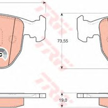 Disk pločice TRW GDB1261