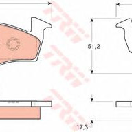 Disk pločice TRW GDB1274