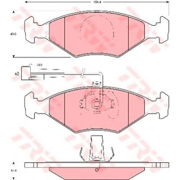 Disk pločice TRW GDB1340