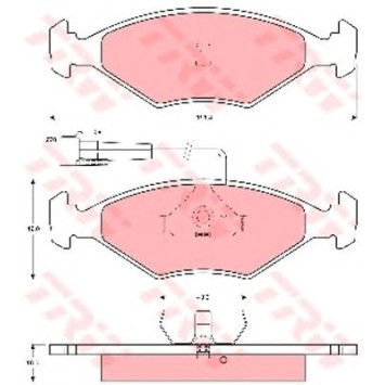 Disk pločice TRW GDB1347