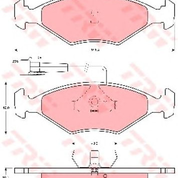 Disk pločice TRW GDB1347