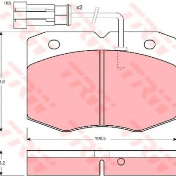 Disk pločice TRW GDB1356