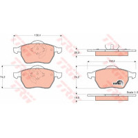 Disk pločice TRW GDB1376