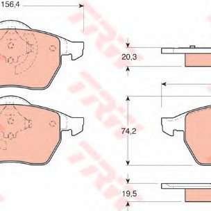 Disk pločice TRW GDB1376