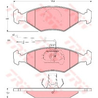Disk pločice TRW GDB1393