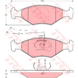 Disk pločice TRW GDB1393