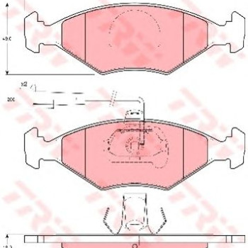 Disk pločice TRW GDB1393