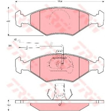 Disk pločice TRW GDB1393