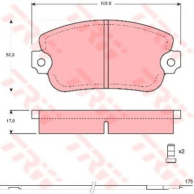 Disk pločice TRW GDB154