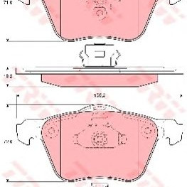 Disk pločice TRW GDB1576