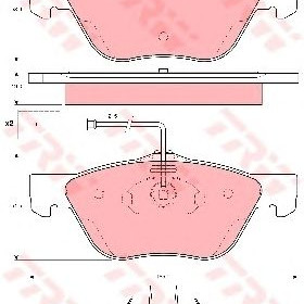 Disk pločice TRW GDB1602