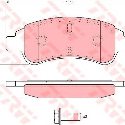 Disk pločice TRW GDB1623