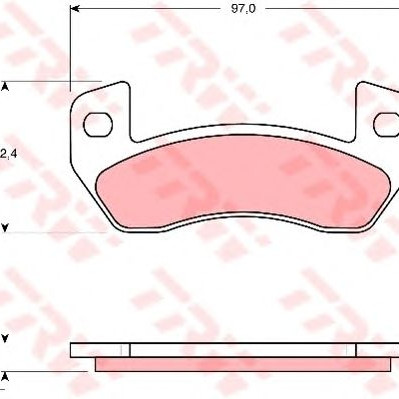 Disk pločice TRW GDB1680