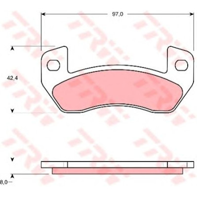 Disk pločice TRW GDB1680