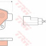 Disk pločice TRW GDB1725