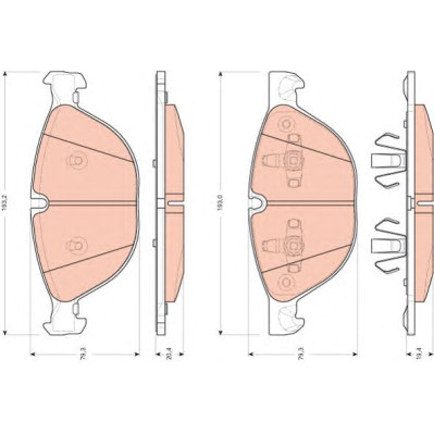Disk pločice TRW GDB1728