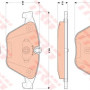 Disk pločice TRW GDB1854