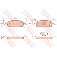 Disk pločice TRW GDB2018