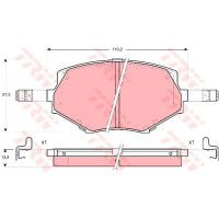 Disk pločice TRW GDB3103