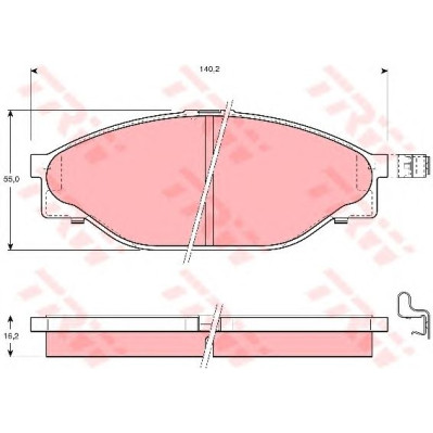 Disk pločice TRW GDB3109