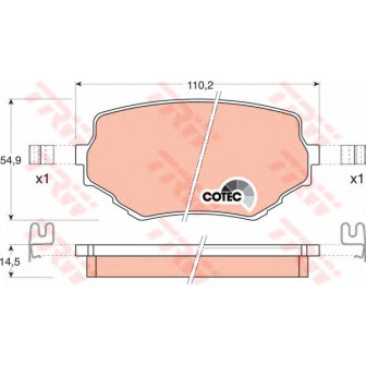 Disk pločice TRW GDB3132