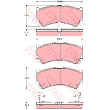 Disk pločice TRW GDB3275