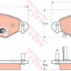 Disk pločice TRW GDB3324