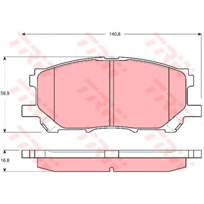 Disk pločice TRW GDB3338