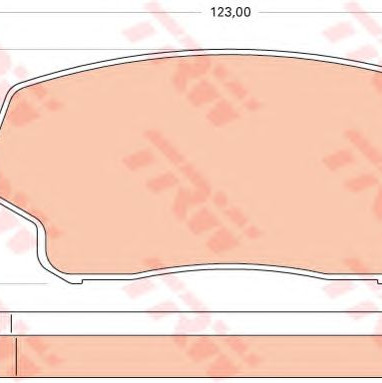 Disk pločice TRW GDB3490