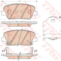 Disk pločice TRW GDB3549