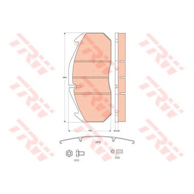 Disk pločice TRW GDB5065