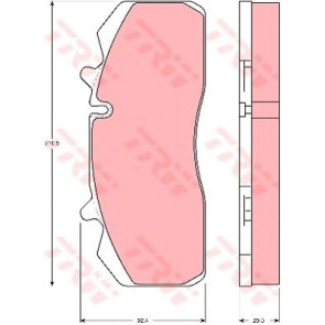 Disk pločice TRW GDB5083