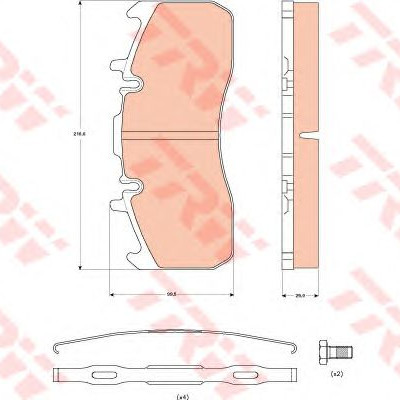 Disk pločice TRW GDB5102