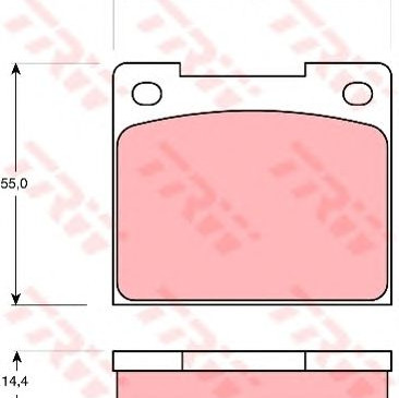 Disk pločice TRW GDB533
