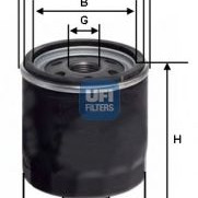 Filter za ulje UFI 23.428.00