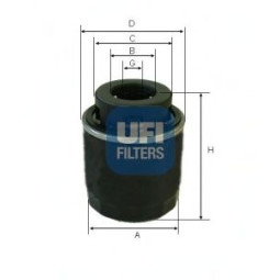 Filter za ulje UFI 23.494.00