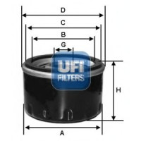 Filter ulja UFI 23.565.00