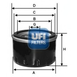 Filter za ulje UFI 23.565.00