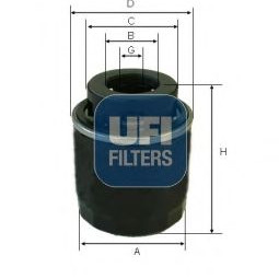 Filter za ulje UFI 23.573.00