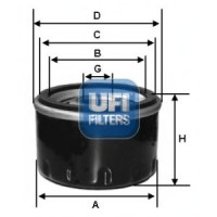 Filter ulja UFI 23.575.00