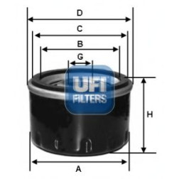Filter za ulje UFI 23.575.00