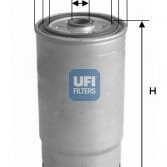 Filter za gorivo UFI 24.012.00