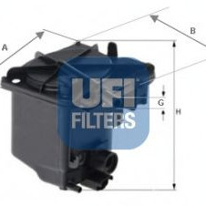 Filter za gorivo UFI 24.027.00