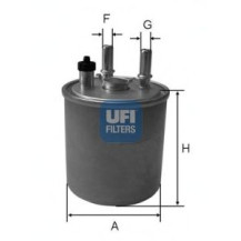 Filter za gorivo UFI 24.073.00