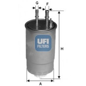 Filter za gorivo UFI 24.117.00