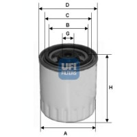 Filter goriva UFI 24.321.00