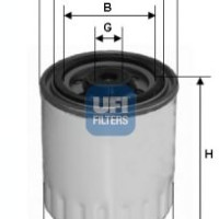 Filter goriva UFI 24.321.00