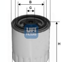 Filter za gorivo UFI 24.321.00