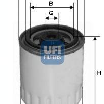 Filter za gorivo UFI 24.321.00
