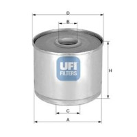 Filter za gorivo UFI 24.360.01